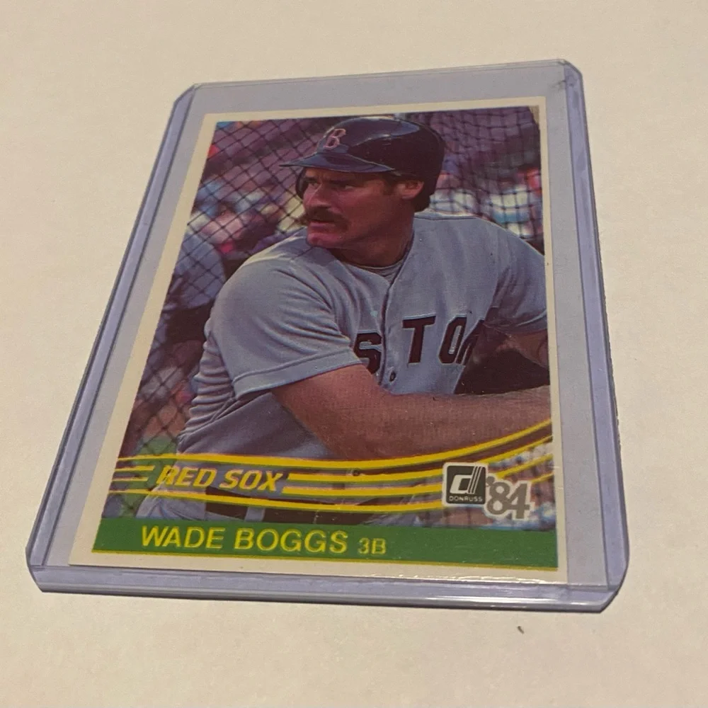Wade Boggs 1984 Donruss Baseball Card Vintage collectible